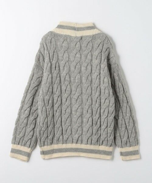 別注】＜OLDDERBY KNITWEAR＞GLR ケーブル カーディガン