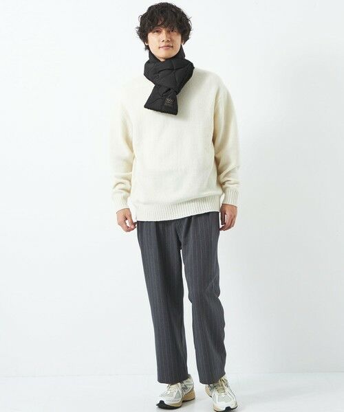 green label relaxing / グリーンレーベル リラクシング マフラー・ショール・スヌード・ストール | ＜TAION＞ミリタリー リバーシブル ダウンマフラー | 詳細4