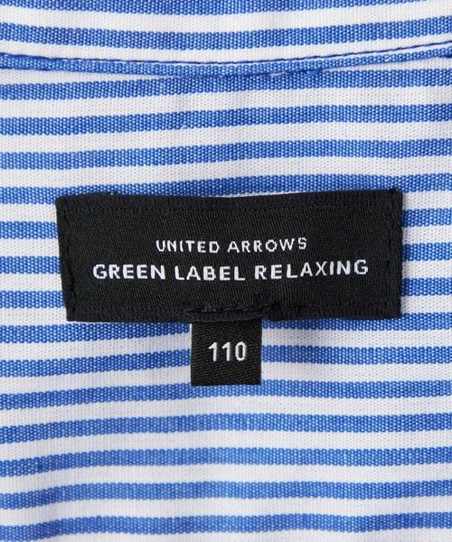 green label relaxing / グリーンレーベル リラクシング シャツ・ブラウス | TJ ストライプシャツ ロングスリーブ 110cm-130cm | 詳細13