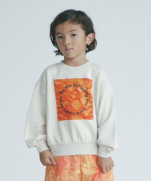 【別注】＜ERIC CARLE×green label relaxing＞ 裏毛プルオーバー 100cm130cm （カットソー