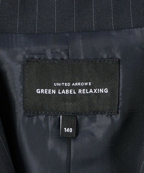 green label relaxing / グリーンレーベル リラクシング テーラードジャケット | TJ T/W ストライプ ジャケット 140cm-160cm | 詳細12