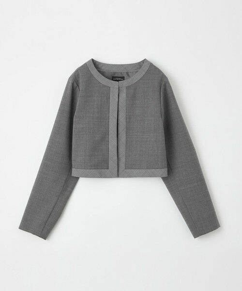 green label relaxing / グリーンレーベル リラクシング ロング・マキシ丈ワンピース | T/W グレンチェックワンピース×ボレロ セット | 詳細7