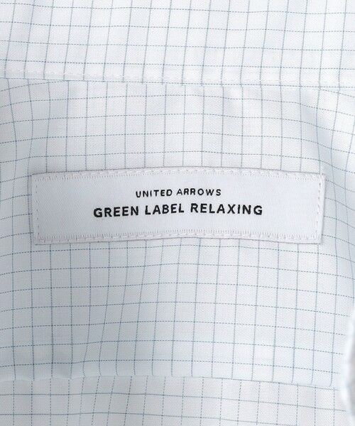 green label relaxing / グリーンレーベル リラクシング シャツ・ブラウス | コットン チェック スリム ショートボタンダウン ドレスシャツ -イージーアイロン- | 詳細6