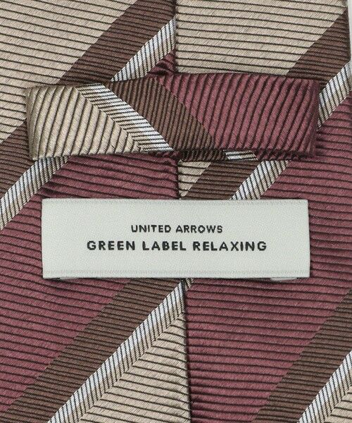 green label relaxing / グリーンレーベル リラクシング ネクタイ | GLR シルク2 8.0cm ストライプ1 ネクタイ | 詳細4