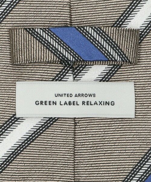green label relaxing / グリーンレーベル リラクシング ネクタイ | GLR シルク2 8.0cm ストライプ2 ネクタイ | 詳細4