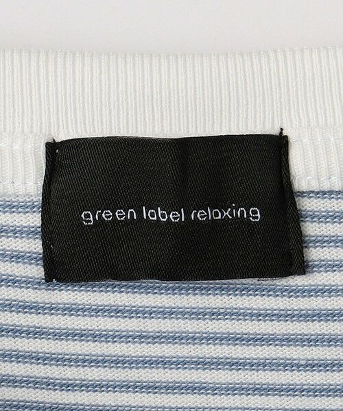 green label relaxing / グリーンレーベル リラクシング カットソー | クリアボーダー クルーネック Tシャツ | 詳細7