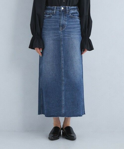 別注】＜HEALTHY DENIM＞デニム スカート （デニムスカート）｜green