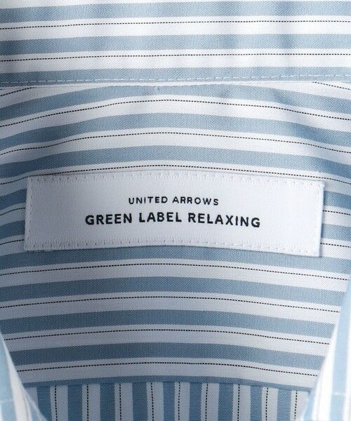 green label relaxing / グリーンレーベル リラクシング シャツ・ブラウス | コットン オルタネイトストライプ スタンダード タブカラー ドレスシャツ -イージーアイロン- | 詳細19