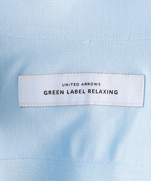 green label relaxing / グリーンレーベル リラクシング シャツ・ブラウス | TCミニバーズアイ スリム ボタンダウン ドレスシャツ -ストレッチ・イージーアイロン・吸水速乾- | 詳細16