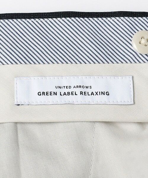 green label relaxing / グリーンレーベル リラクシング セットアップ | GLR CLOTH 織ムジ スリム ノープリーツ スーツパンツ | 詳細19