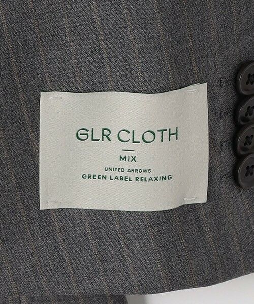 green label relaxing / グリーンレーベル リラクシング テーラードジャケット | GLR CLOTH カラーストライプ 2B HC/RV スーツジャケット | 詳細8