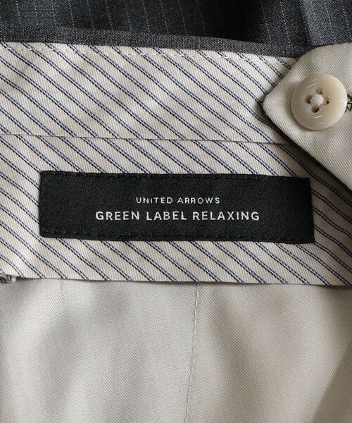 green label relaxing / グリーンレーベル リラクシング セットアップ | REDA カラーストライプ クラシック ノープリーツ スーツパンツ | 詳細13