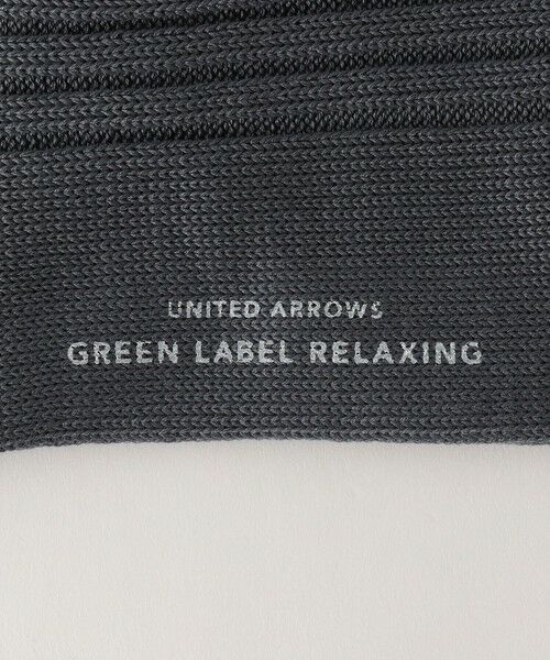 green label relaxing / グリーンレーベル リラクシング ソックス | リブ ソリッド ソックス | 詳細2