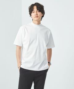 オーガニック ポンチ モックネック Tシャツ