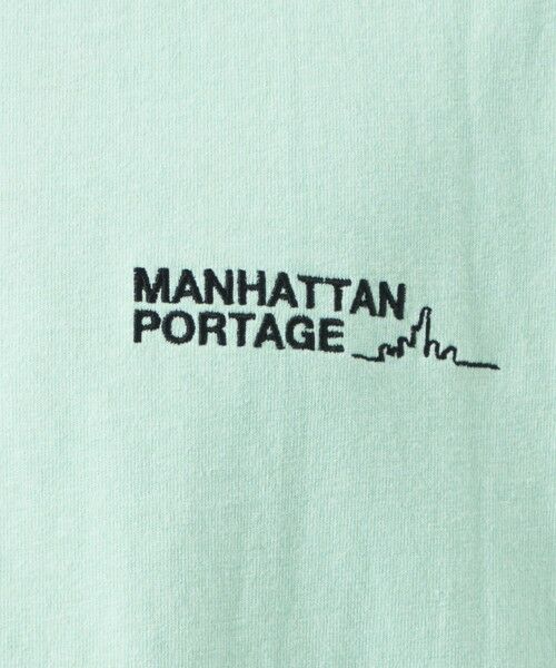 green label relaxing / グリーンレーベル リラクシング Tシャツ | 【別注】＜Manhattan Portage＞GLR グラフィック 半袖 Tシャツ カットソー | 詳細14