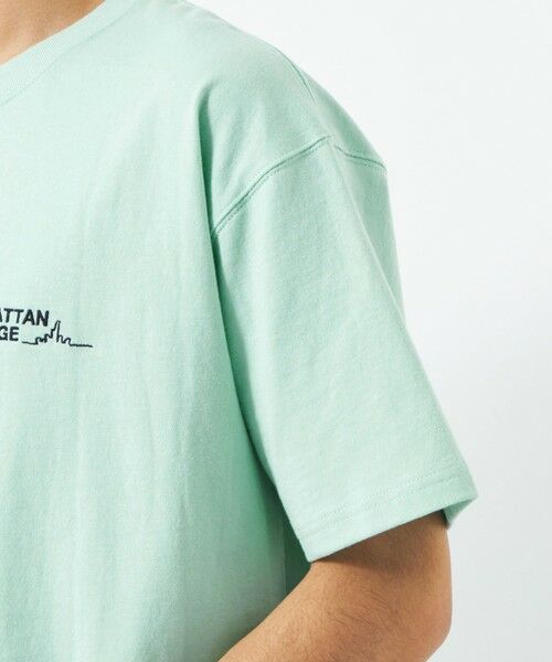 green label relaxing / グリーンレーベル リラクシング Tシャツ | 【別注】＜Manhattan Portage＞GLR グラフィック 半袖 Tシャツ カットソー | 詳細10