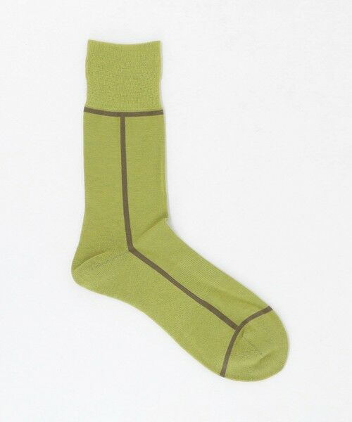 green label relaxing / グリーンレーベル リラクシング ソックス | ＜CHICSTOCKS＞ライン ソックス（YELLOW）