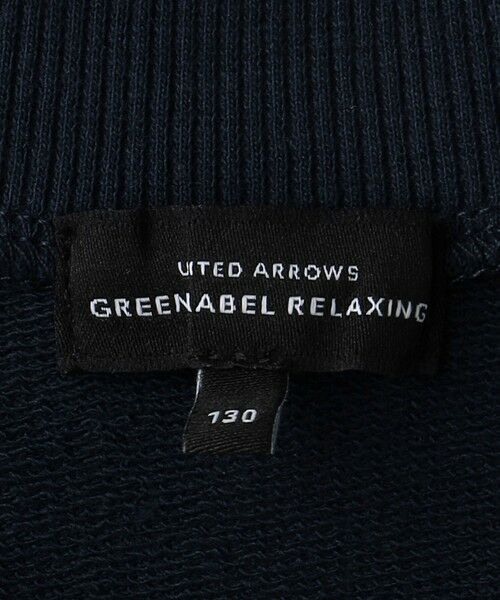 green label relaxing / グリーンレーベル リラクシング カットソー | 裏毛 袖ストライプ プルオーバー 100cm-130cm | 詳細14