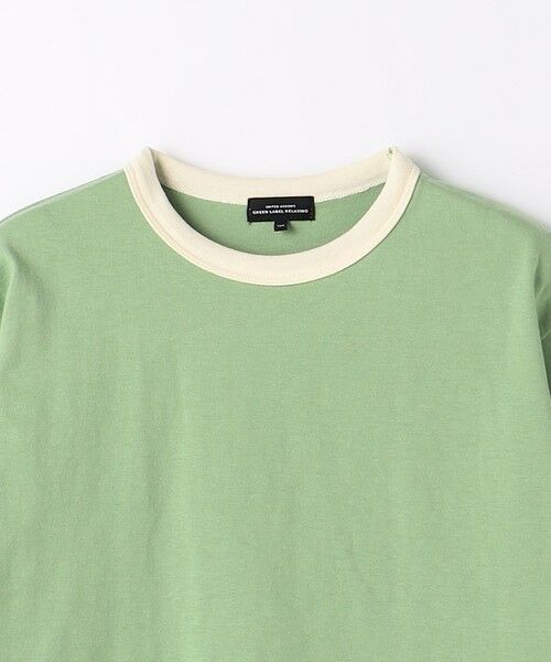 green label relaxing / グリーンレーベル リラクシング カットソー | TJ 天竺 リンガー Tシャツ 100cm-130cm | 詳細17