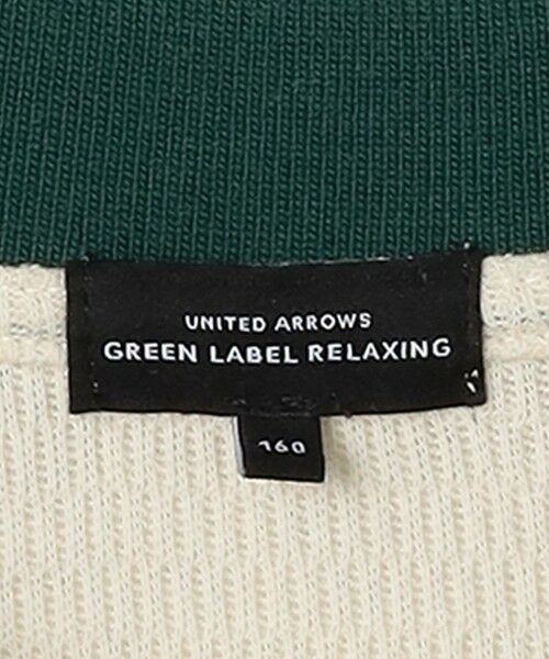 green label relaxing / グリーンレーベル リラクシング カットソー | TJ ハニカム 配色 ポロシャツ 140cm-160cm | 詳細6