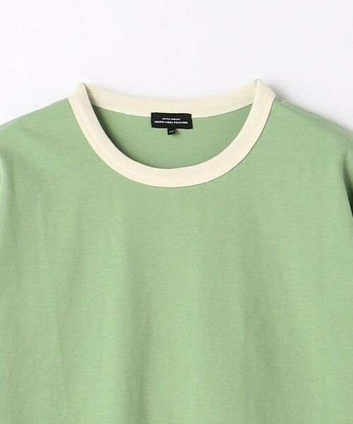green label relaxing / グリーンレーベル リラクシング カットソー | TJ 天竺 リンガー Tシャツ 140cm-160cm | 詳細18