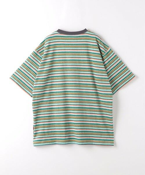 green label relaxing / グリーンレーベル リラクシング Tシャツ | ＜GRAND CANYON＞パイル マルチボーダー Tシャツ | 詳細10