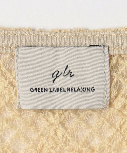 green label relaxing / グリーンレーベル リラクシング カットソー | シュリンクレース シアー プルオーバー カットソー | 詳細16