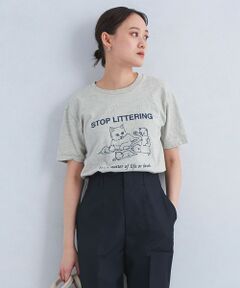 【別注】＜MIXTA＞ショートスリーブ プリント Tシャツ グレー