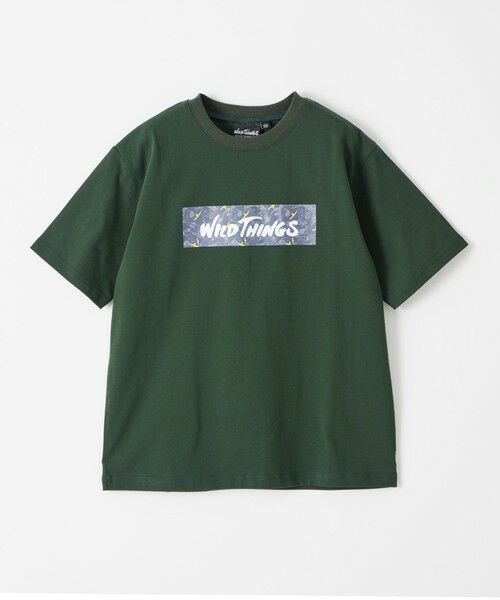 green label relaxing / グリーンレーベル リラクシング カットソー | 【別注】＜WILD THINGS＞ボックスロゴ Tシャツ 140-160cm | 詳細13