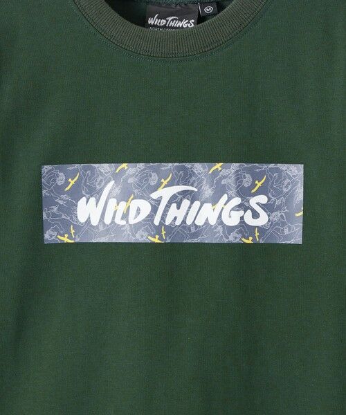 green label relaxing / グリーンレーベル リラクシング カットソー | 【別注】＜WILD THINGS＞ボックスロゴ Tシャツ 140-160cm | 詳細18