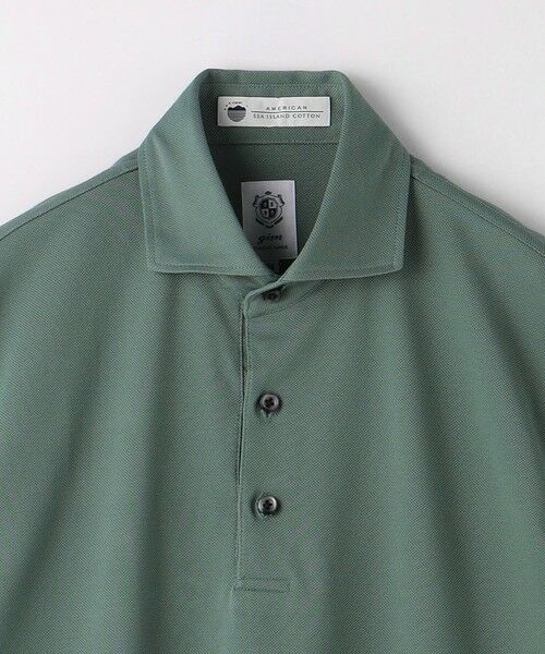 green label relaxing / グリーンレーベル リラクシング ポロシャツ | ＜GIM＞24s アメリカン シーアイランド コットン ポロシャツ -吸水速乾- | 詳細12