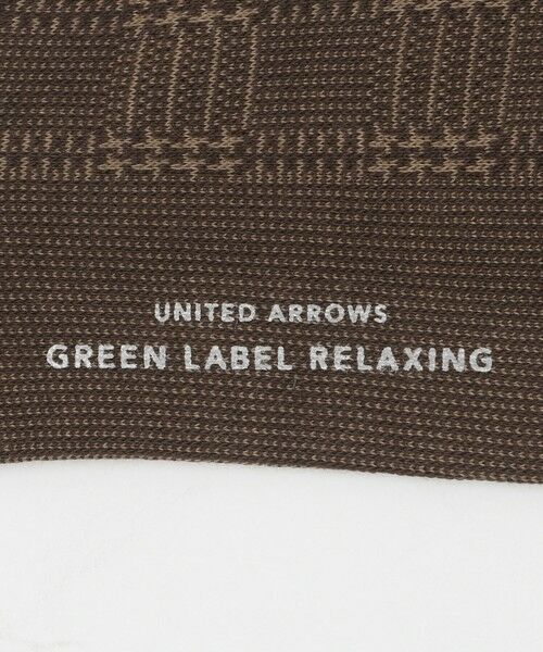 green label relaxing / グリーンレーベル リラクシング ソックス | グレンチェック ソックス -吸水速乾・抗菌- | 詳細4