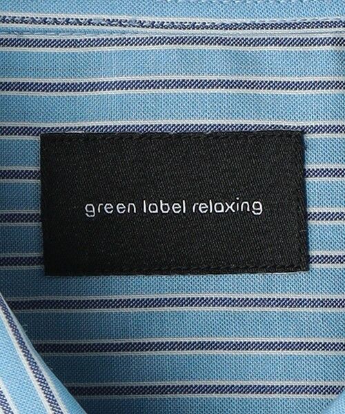 green label relaxing / グリーンレーベル リラクシング シャツ・ブラウス | TW ウォッシャブルトロ ジャストルーズ ストライプ シャツ -ストレッチ・防シワ- | 詳細17
