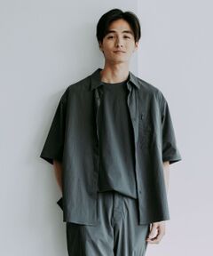 WONDER CLOTH ジャストルーズ レギュラーカラー シャツ -ストレッチ・接触冷感-