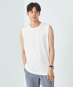 ドライコットン ノースリーブ Tシャツ -吸水速乾-