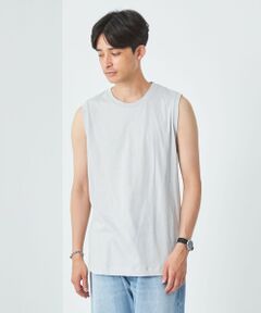 ドライコットン ノースリーブ Tシャツ -吸水速乾-