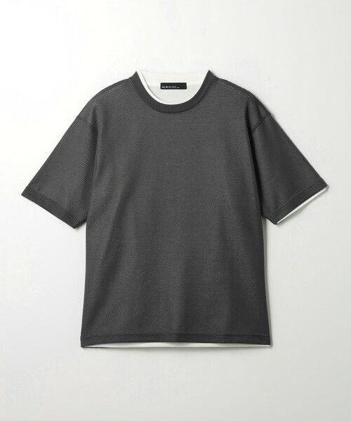 green label relaxing / グリーンレーベル リラクシング Tシャツ | メッシュ レイヤード クルーネック Tシャツ | 詳細13