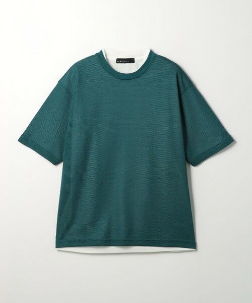 green label relaxing / グリーンレーベル リラクシング Tシャツ | メッシュ レイヤード クルーネック Tシャツ | 詳細16