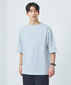 SUVIN バスクボーダー Tシャツ