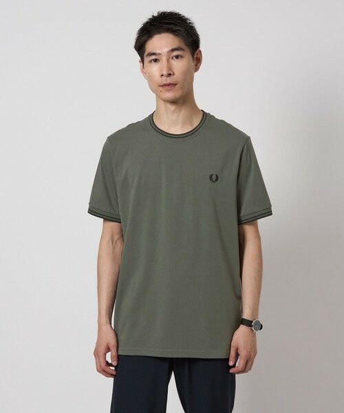 green label relaxing/グリーンレーベル リラクシング <FRED PERRY>ツインティップ Tシャツ DK. GREEN M green label relaxing/グリーンレーベル リラクシング <FRED PERRY>ツインティップ Tシャツ DK. GREEN M