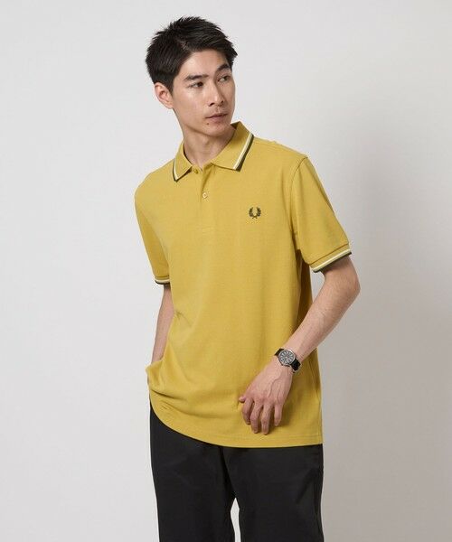 FRED PERRY＞ツインティップ ポロシャツ （ポロシャツ）｜green