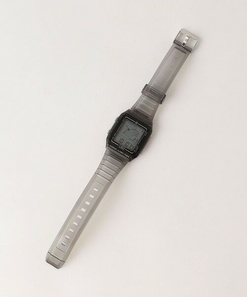 green label relaxing / グリーンレーベル リラクシング 腕時計 | ＜TIMEX＞Q LCA トランスパレント デジタルウォッチ 腕時計 | 詳細1