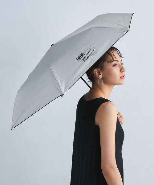 ＜Traditional Weatherwear＞ライト ウェイト アンブレラ（シルバーカラー・ゴールドカラー） / 折りたたみ傘 / レイン /  晴雨兼用