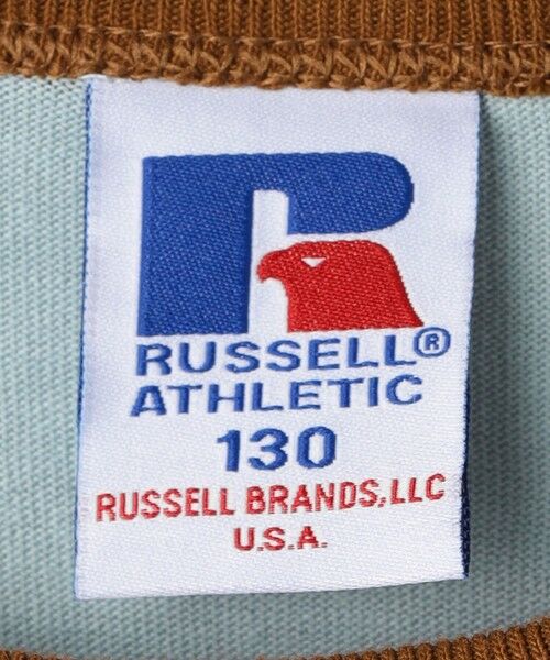 green label relaxing / グリーンレーベル リラクシング カットソー | 【別注】＜RUSSELL ATHLETIC＞プリント リンガー Tシャツ 100cm-130cm | 詳細11