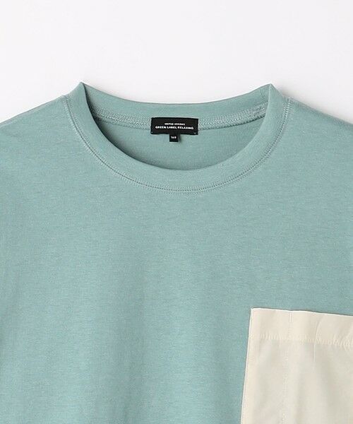 green label relaxing / グリーンレーベル リラクシング カットソー | TJ コンビポケット Tシャツ 140cm-160cm | 詳細12
