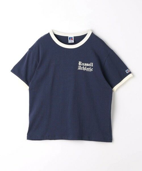 green label relaxing / グリーンレーベル リラクシング カットソー | 【別注】＜RUSSELL ATHLETIC＞プリント リンガー Tシャツ 140cm-150cm | 詳細13
