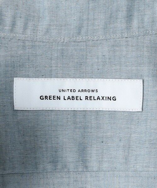 green label relaxing / グリーンレーベル リラクシング シャツ・ブラウス | エブリット コットン麻 無地 スナップダウン ドレスシャツ -イージーアイロン・接触冷感- | 詳細24