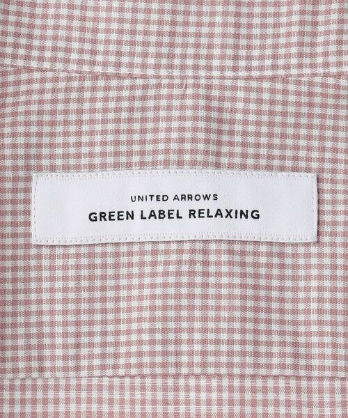 green label relaxing / グリーンレーベル リラクシング シャツ・ブラウス | エブリット コットン麻 チェック スナップダウン ドレスシャツ -イージーアイロン・接触冷感- | 詳細22