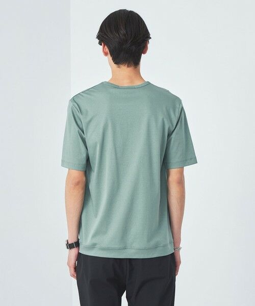 green label relaxing / グリーンレーベル リラクシング Tシャツ | JUSTFIT エアリー ソフト リブ Tシャツ | 詳細14