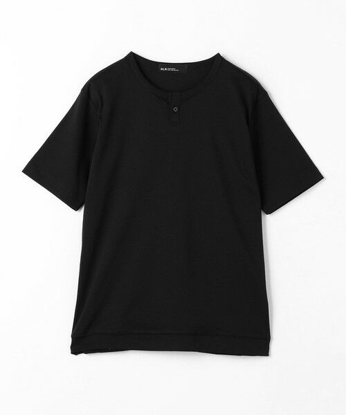 green label relaxing / グリーンレーベル リラクシング Tシャツ | JUSTFIT エアリー ソフト ヘンリーネック カットソー | 詳細7